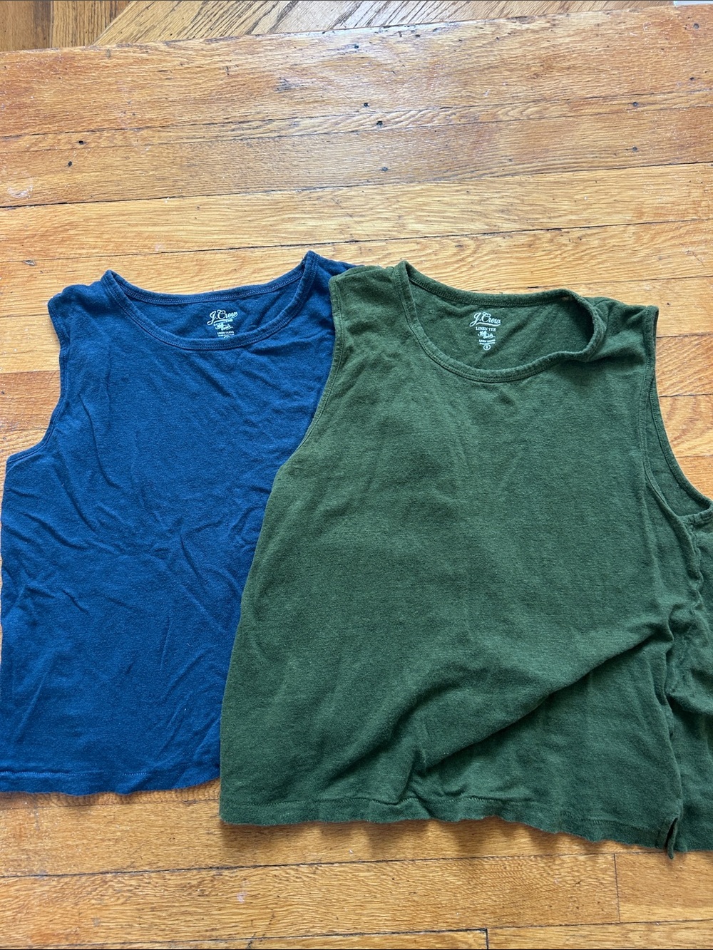 Bundle of 2 Jcrew Linen tanks